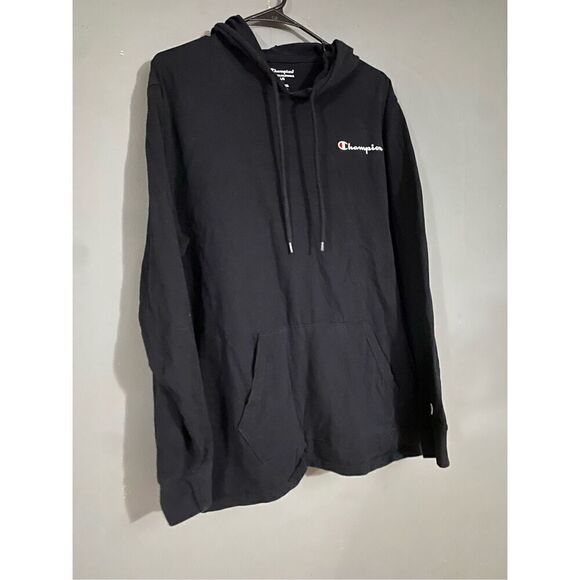 Champion Men's Long Sleeve Jersey Pullover Hoodie Size Large - Picture 3 of 5